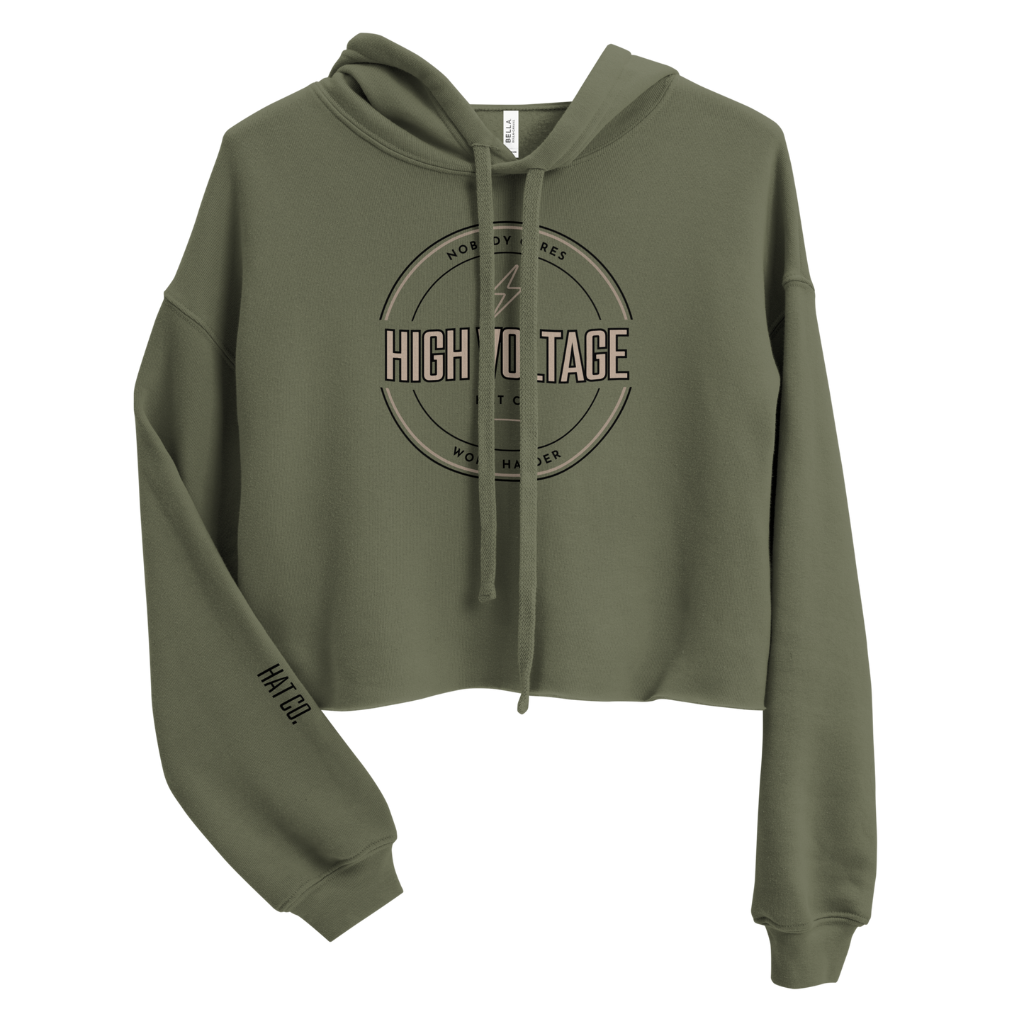 Neutral Crop Hoodie