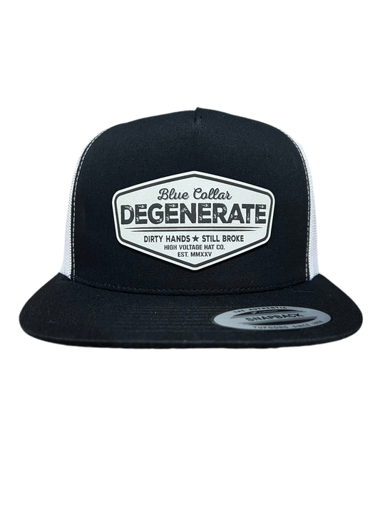 Blue Collar Degenerate (White)