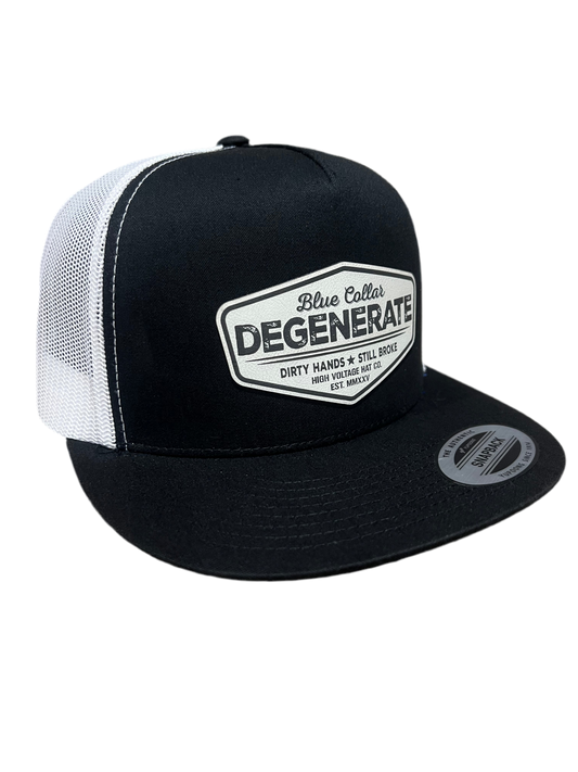 Blue Collar Degenerate (White)