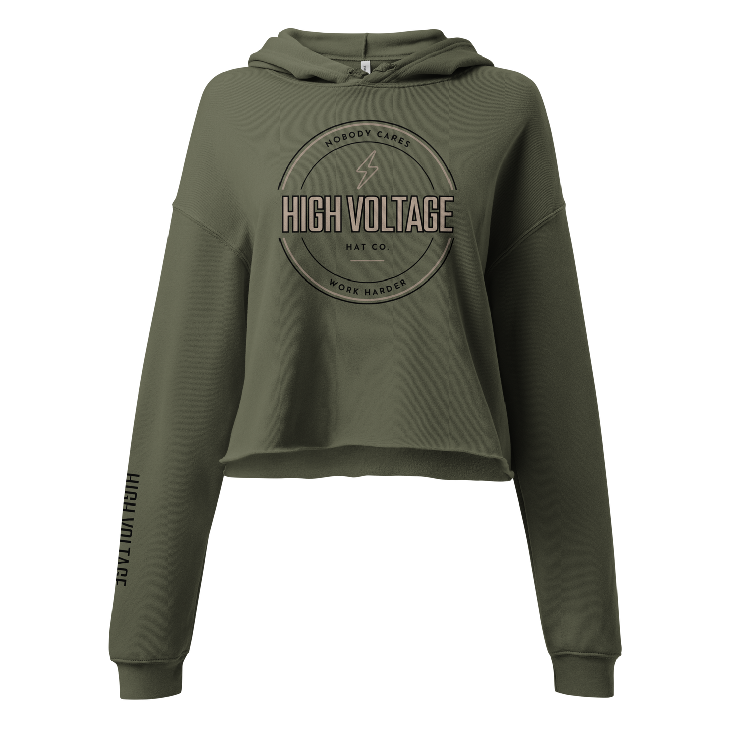 Neutral Crop Hoodie
