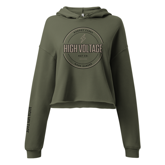 Neutral Crop Hoodie